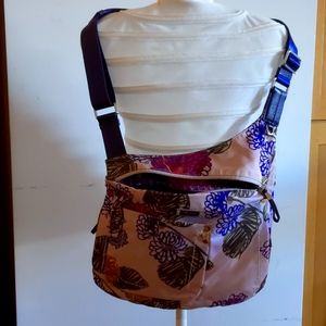 SOLD - TUMI Anna Sui Multicolor Nylon Crossbody Bag